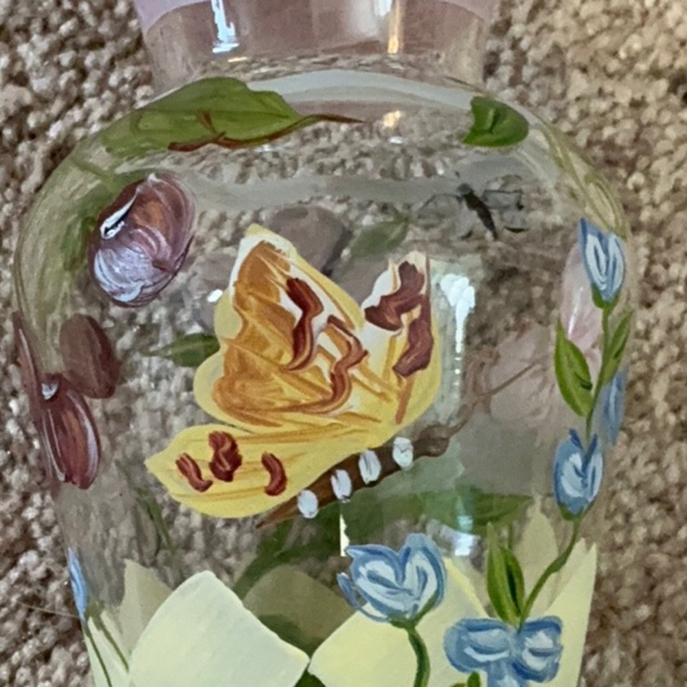 Vintage Hand painted floral Tracy Porter collectors artistic Rare Vase - Picture 8 of 15